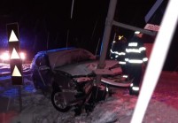 Nehoda v obci Újezd. Foto HZS