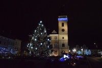 Vánoční strom v Mladé Boleslavi. Archivní foto